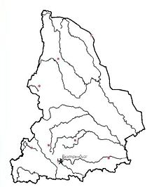 Ребристая жужелица. Область распространения. Свердловская область.